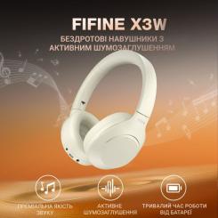 Наушники Fifine X3W Wireless White Фото 3