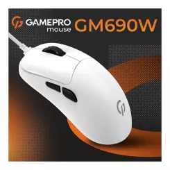 Мышка GamePro GM690W USB White Фото 4