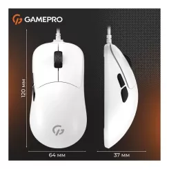 Мышка GamePro GM690W USB White Фото 6