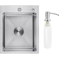 Мойка кухонная Kroner Geburstet-4050HM Фото