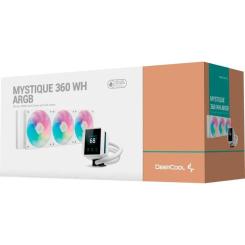 Система жидкостного охлаждения Deepcool Mystique 360 ARGB White Фото 5
