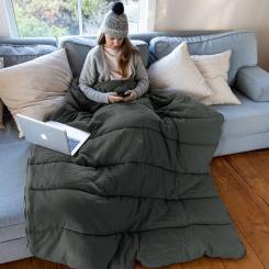 Спальный мешок Naturehike F150 NH22MSD05, правий, графіт Фото 4