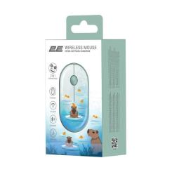 Мышка 2E MF300 CAPYBARATANGERINE Silent Wireless/Bluetooth Фото 5