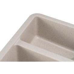 Мойка кухонная GRANADO Under top DOUBLE terra Фото 2