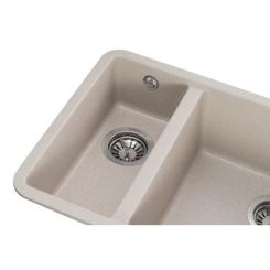 Мойка кухонная GRANADO Under top DOUBLE terra Фото 4