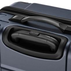 Чемодан Wenger Amplar, мала, пластик, 4 колеса, синя Фото 11