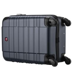 Чемодан Wenger Amplar, мала, пластик, 4 колеса, синя Фото 7