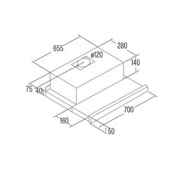 Вытяжка кухонная Cata TF-2003 DurAlum Фото 5