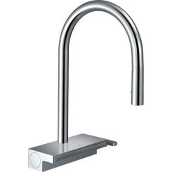 Смеситель Hansgrohe Aquno Select M81 , 22 см, хром Фото