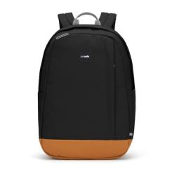 Рюкзак туристический Pacsafe Go 25L чорний/помаранчевий Фото