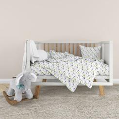 Детский постельный набор Home Line Динозаврика (салатово-фиолетовый) Фото