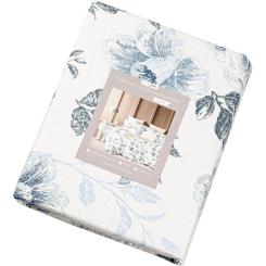 Постельное белье Home Line Цветочный блюз Сатин Твил евро Фото