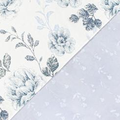 Постельное белье Home Line Цветочный блюз Сатин Твил евро Фото 2