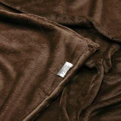 Плед Ardesto Flannel 200х220см, 100% поліестер, коричневий Фото 2