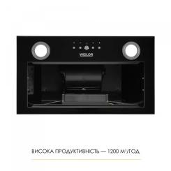 Вытяжка кухонная Weilor WBE 58 BLACK Фото 3