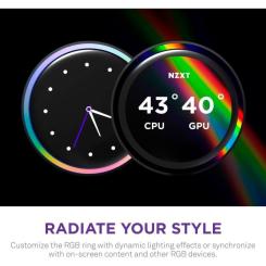 Система жидкостного охлаждения NZXT Kraken Elite RGB 280mm AIO Фото 10