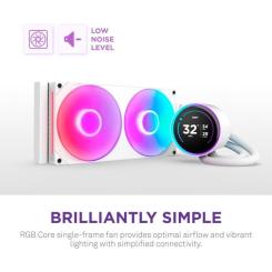 Система жидкостного охлаждения NZXT Kraken Elite RGB 280mm AIO Фото 11