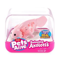 Интерактивная игрушка Pets & Robo Alive S1 Аксолотль (рожевий) Фото