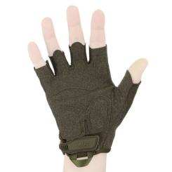 Тактические перчатки 2E безпалі XL зелені Фото 2