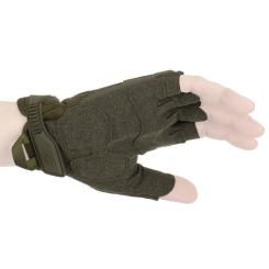 Тактические перчатки 2E безпалі XL зелені Фото 5