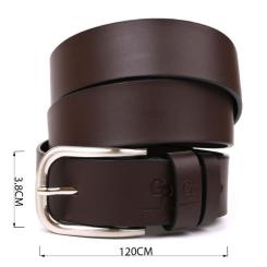 Ремень Grande Pelle Под джинсы Коричневый Фото 3