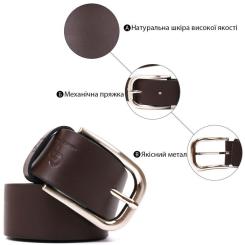 Ремень Grande Pelle Под джинсы Коричневый Фото 4