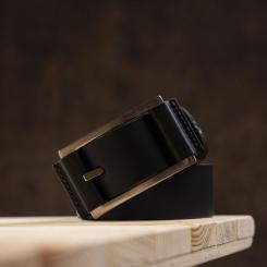 Ремень Grande Pelle Черный Фото 2