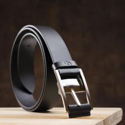 Ремень Grande Pelle Черный Фото 5