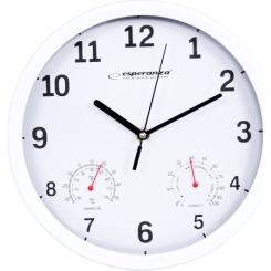 Настенные часы Esperanza Wall Clock Lyon 25см White Фото
