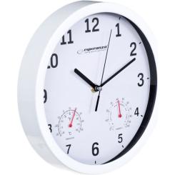 Настенные часы Esperanza Wall Clock Lyon 25см White Фото 1
