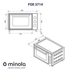 Электропечь Minola FOE 3714 WH Фото 11