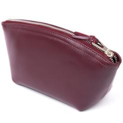 Косметичка Grande Pelle Из кожи Сливовая Фото 1