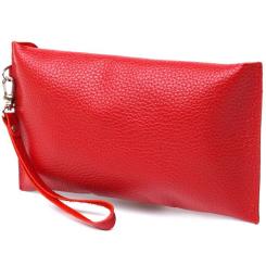 Косметичка Shvigel Кожаная тревел Красная Фото 1