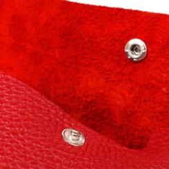 Косметичка Shvigel Кожаная тревел Красная Фото 5