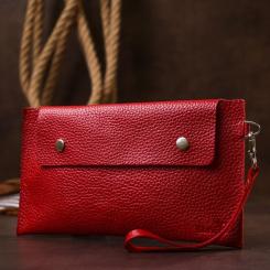 Косметичка Shvigel Кожаная тревел Красная Фото 7