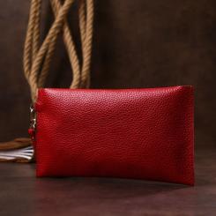 Косметичка Shvigel Кожаная тревел Красная Фото 8