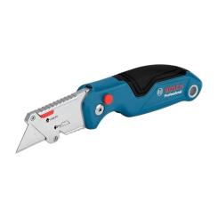 Нож монтажный Bosch трапецієподібний складаний, корпус пластик, 215мм Фото 4