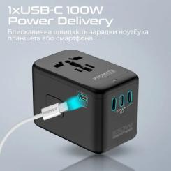 Зарядное устройство Promate tripmate-gan100 Фото 6