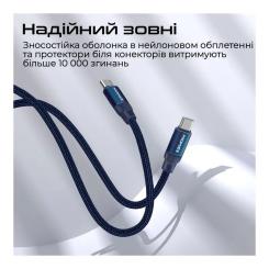 Дата кабель Promate USB-C to USB-C 1.2m Фото 5