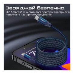 Дата кабель Promate USB-C to USB-C 1.2m Фото 6