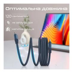 Дата кабель Promate USB-C to USB-C 1.2m Фото 7