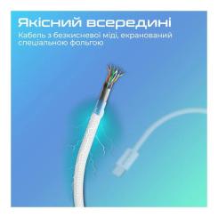 Дата кабель Promate USB-C to Lightning 1.2m Фото 4