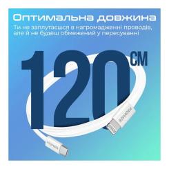 Дата кабель Promate USB-C to Lightning 1.2m Фото 6