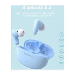Наушники Vention Elf Earbuds E01 Blue Фото 2