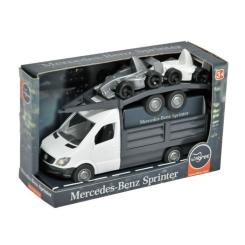Спецтехника Tigres Mercedes-Benz Sprinter бортовой с лафетом (белый) Фото