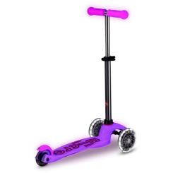 Самокат Micro Mini Deluxe Glow LED Морозний рожевий Фото 2