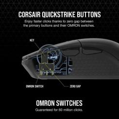 Мышка Corsair Katar Elite Wireless Black Фото 9