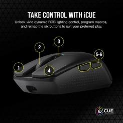 Мышка Corsair Katar Elite Wireless Black Фото 10