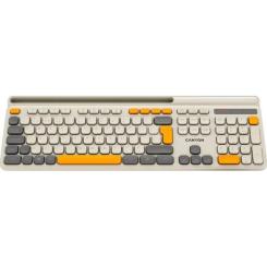 Клавиатура Canyon HKB-W03 Wireless UA Beige Фото
