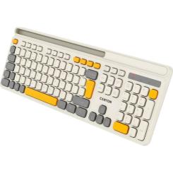 Клавиатура Canyon HKB-W03 Wireless UA Beige Фото 4
